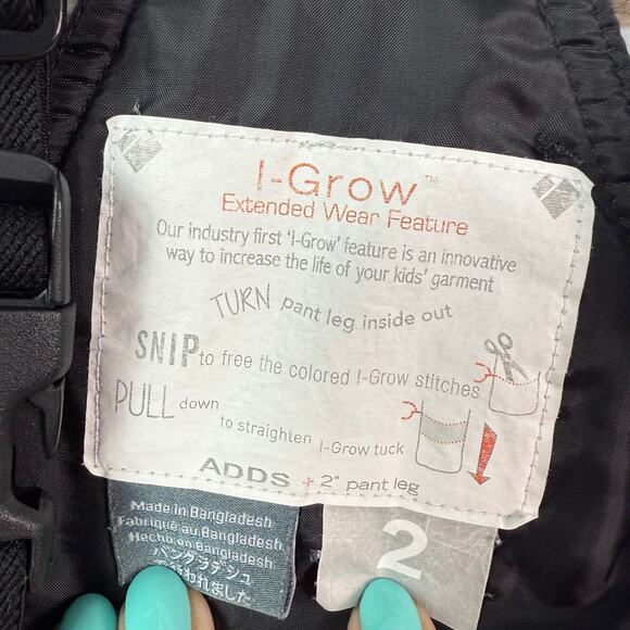 Obermeyer Toddler Frosty Snow Bibs I-Grow Adjustable Snow Pants Size 2‎ - Picture 3 of 4